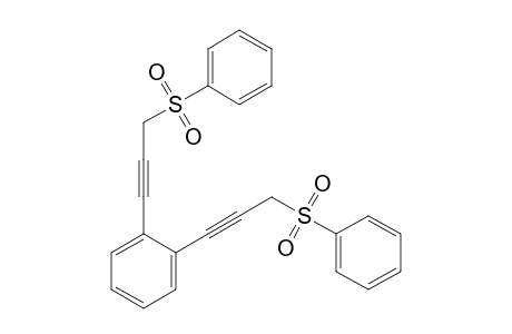 1,2-Bis(3-phenylsulfonylpropynyl)benzene