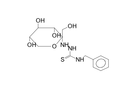 FRUCTOSE, 4-BENZYLTHIOSEMICARBAZONE (BETA-PYRANOSE FORM)