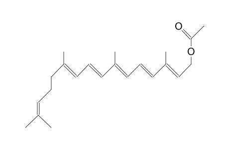 [(2E,4E,6E,8E,10E)-3,7,11,15-tetramethylhexadeca-2,4,6,8,10,14-hexaenyl] acetate
