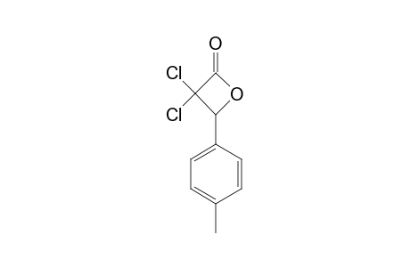3,3-DICHLORO-4-p-TOLYL-2-OXETANE