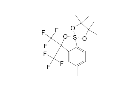 Spiro[3H-2,1-benzoxathiole-1,2'-[1,3,2]dioxathiolane], 4',4',5,5',5'-pentamethyl-3,3-bis(trifluoromethyl)-