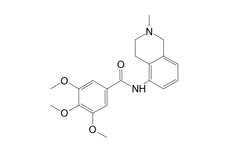 N-(2-methyl-1,2,3,4-tetrahydro-5-isoquinolyl)-3,4,5-trimethoxybenzamide