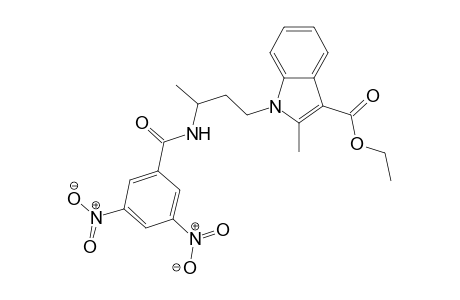 1-[3-(3,5-Dinitro-benzoylamino)-butyl]-2-methyl-1H-indole-3-carboxylic acid ethyl ester