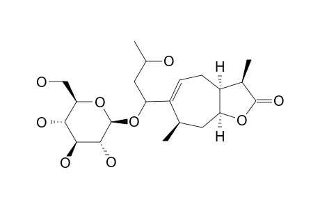 2-O-BETA-D-GLUCOPYRANOSYL-11-ALPHA,13-DIHYDRO-8-EPI-DESACETYLXANTHIUMINOL