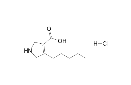 1H-Pyrrole-3-carboxylic acid, 2,5-Dihydro-4-pentyl-, Monohydrochloride