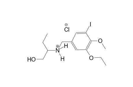 N-(3-ethoxy-5-iodo-4-methoxybenzyl)-1-hydroxy-2-butanaminium chloride
