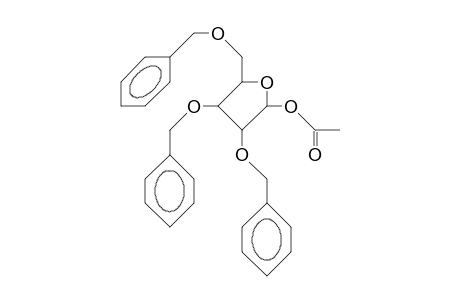 1-O-Acetyl-2,3,5-O-tris(benzyl)-D-arabinofuranose