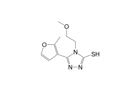 4-(2-methoxyethyl)-5-(2-methyl-3-furyl)-4H-1,2,4-triazole-3-thiol
