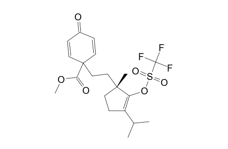METHYL-(1R)-1-[2-(3-ISOPROPYL-1-METHYL-2-[[(TRIFLUOROMETHYL)-SULFONYL]-OXY]-CYCLOPENT-2-EN-1-YL)-ETHYL]-4-OXOCYCLOHEXA-2,5-DIENE-1-CARBOXYLATE
