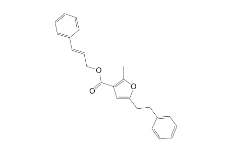 Cinnamyl 2-methyl-5-phenethylfuran-3-carboxylate