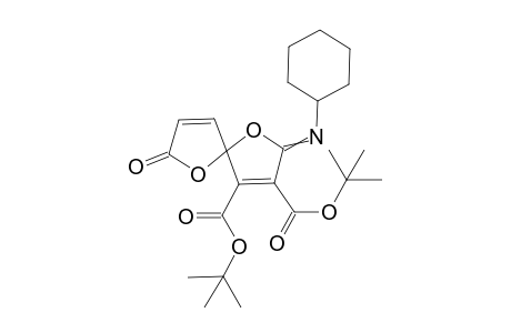 Di(tert-butyl) 2-(Cyclohexylimino)-7-oxo-1,6-dioxaspiro[4.4]nona-3,8-diene-3,4-dicarboxylate