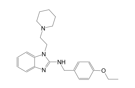 N-(4-ethoxybenzyl)-1-[2-(1-piperidinyl)ethyl]-1H-benzimidazol-2-amine