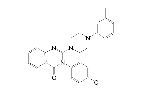 3-(4-chlorophenyl)-2-[4-(2,5-dimethylphenyl)-1-piperazinyl]-4(3H)-quinazolinone