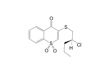 3-(2'-CHLOROPENTYLTHIO)-THIOCROMONE-1,1-DIOXIDE