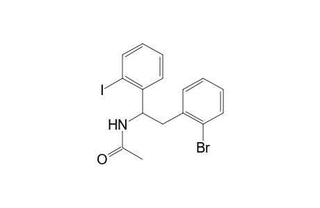 N-[2-(2-Bromophenyl)-1-(2-iodophenyl)ethylacetamide