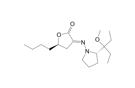 (R)-5-Butyl-3-[(E)-(S)-2-(1-ethyl-1-methoxy-propyl)-pyrrolidin-1-ylimino]-dihydro-furan-2-one