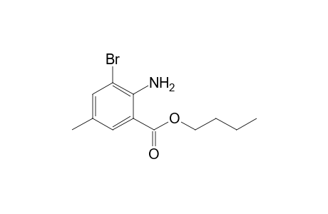 Butyl 2-amino-3-bromo-5-methylbenzoate