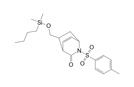 5-endo-[[(Butyldimethylsilyl)oxy]methyl]-2-(4'-methylbenzenesulfonyl)-3-oxo-2-azabicyclo[2.2.2]-7-octene