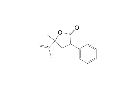 2(3H)-Furanone, dihydro-5-methyl-5-(1-methylethenyl)-3-phenyl-
