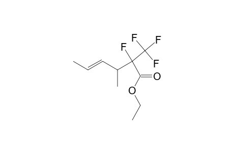 ETHYL-2-FLUORO-3-METHYL-2-TRIFLUOROMETHYL-4-HEXENOATE;MAJOR-ISOMER