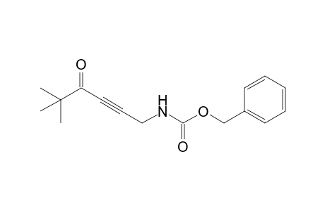 Benzyl (5,5-Dimethyl-4-oxohex-2-ynyl)carbamate