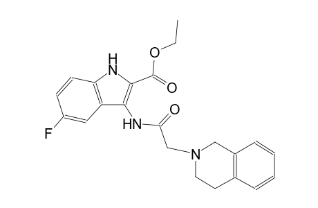ethyl 3-[(3,4-dihydro-2(1H)-isoquinolinylacetyl)amino]-5-fluoro-1H-indole-2-carboxylate