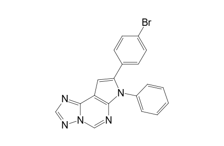 7-Phenyl-8-(4-bromophenyl)-7H-pyrrolo[3,2-e][1,2,4]triazolo[1,5-c]pyrimidine