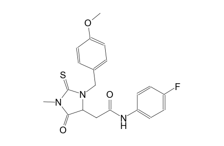 N-(4-fluorophenyl)-2-[3-(4-methoxybenzyl)-1-methyl-5-oxo-2-thioxo-4-imidazolidinyl]acetamide