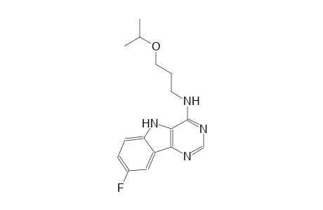 8-fluoro-N-(3-isopropoxypropyl)-5H-pyrimido[5,4-b]indol-4-amine