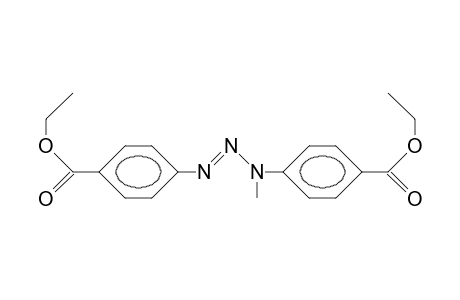 1,3-Bis(4-ethoxycarbonyl-phenyl)-3-methyl-triazene