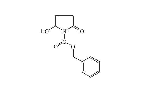2-hydroxy-5-oxo-3-pyrroline-1-carboxylic acid, benzyl ester