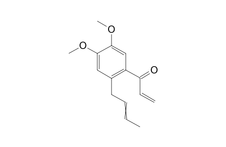 1-[(2-Butenyl)-4,5-dimethoxy]phenyl vinyl ketone