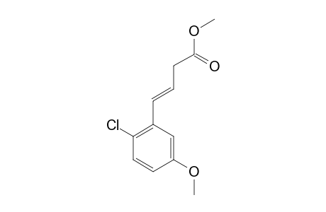 METHYL-(E)-4-(2'-CHLORO-5'-METHOXYPHENYL)-BUT-3-ENOATE