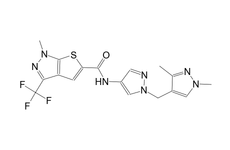 1H-thieno[2,3-c]pyrazole-5-carboxamide, N-[1-[(1,3-dimethyl-1H-pyrazol-4-yl)methyl]-1H-pyrazol-4-yl]-1-methyl-3-(trifluoromethyl)-