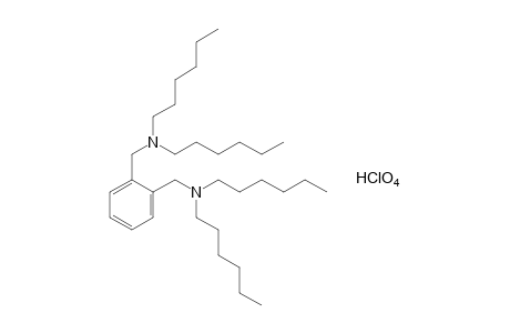 N,N,N',N'-tetrahexyl-o-xylene-alpha,alpha'-diamine, monoperchlorate