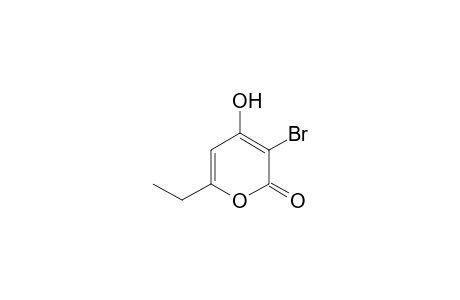3-Bromo-6-ethyl-4-hydroxy-2H-pyran-2-one