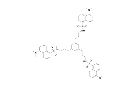 1,3,5-Tris(5-dimethylaminonaphthalene-1-sulfonic acid propylamide)benzene