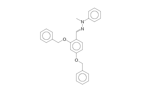 Benzenamine, N-methyl-, N-(2,4-dibenzyloxybenzylidenamino)-