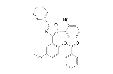 2-(5-(2-Bromophenyl)-2-phenyloxazol-4-yl)-4-methoxyphenyl benzoate