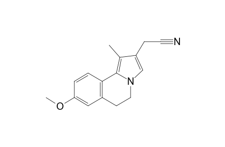 2-(8-methoxy-1-methyl-5,6-dihydropyrrolo[2,1-a]isoquinolin-2-yl)acetonitrile