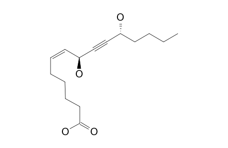 GALLICYNOIC_ACID_B;(Z)-8,11-DIHYDROXYPENTADEC-6-EN-9-YNOIC_ACID
