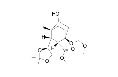 Methyl (1S,2R,3S,4R,4'S)-1-Methoxymethoxy-4-methyl-3-(2',2'-dimethyl-1',3'-dioxolan-4'-yl)-5-hydroxybicxyclo[2.2.2]octane-2-carboxylate