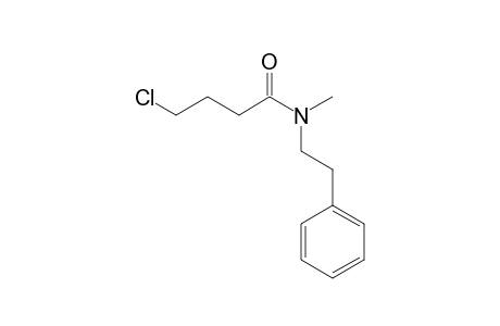 Butyramide, 4-chloro-N-(2-phenylethyl)-N-methyl-