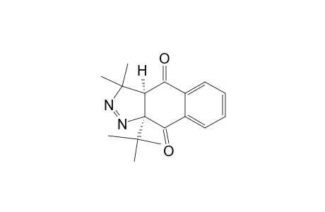3H-Benz[f]indazole-4,9-dione, 9a-(1,1-dimethylethyl)-3a,9a-dihydro-3,3-dimethyl-, cis-(.+-.)-