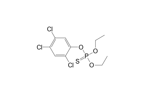 Phenol, 2,4,5-trichloro-, O-ester with O,O-diethyl phosphorothioate