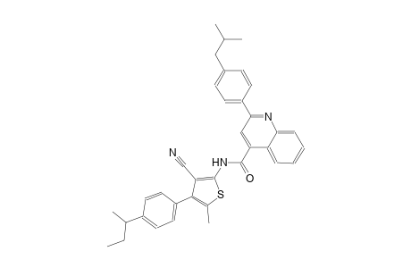 N-[4-(4-sec-butylphenyl)-3-cyano-5-methyl-2-thienyl]-2-(4-isobutylphenyl)-4-quinolinecarboxamide