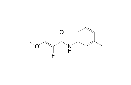 (Z)-2-Fluoro-3-methoxy-3'-methylprop-2-enanilide