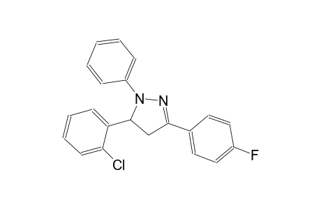 5-(2-chlorophenyl)-3-(4-fluorophenyl)-1-phenyl-4,5-dihydro-1H-pyrazole