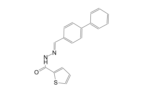 N'-[(E)-[1,1'-biphenyl]-4-ylmethylidene]-2-thiophenecarbohydrazide