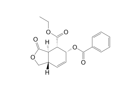 4-Isobenzofurancarboxylic acid, 5-(benzoyloxy)-1,3,3a,4,5,7a-hexahydro-3-oxo-, ethyl ester, (3a.alpha.,4.alpha.,5.alpha.,7a.beta.)-(.+-.)-